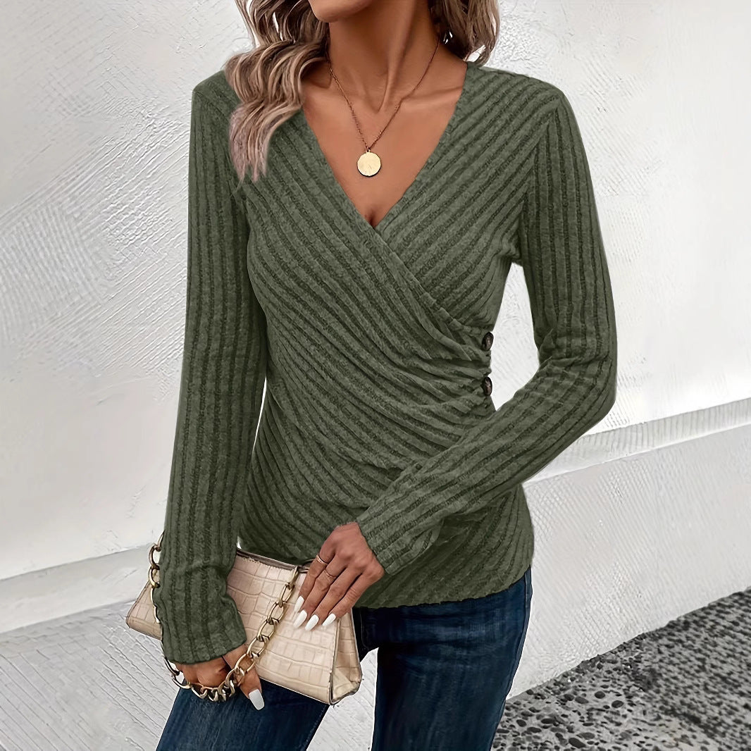 AURORA - Tummy Tucking Long Sleeve Top