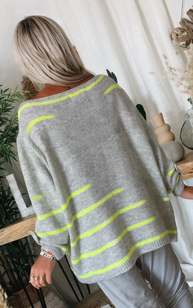 Leonie's | Chic Striped Pullover