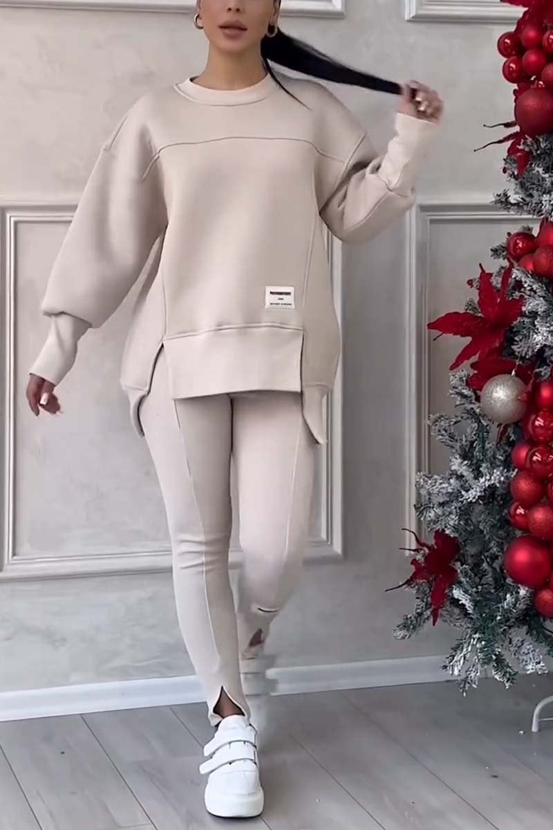 Women's casual sweatshirt and leggings set