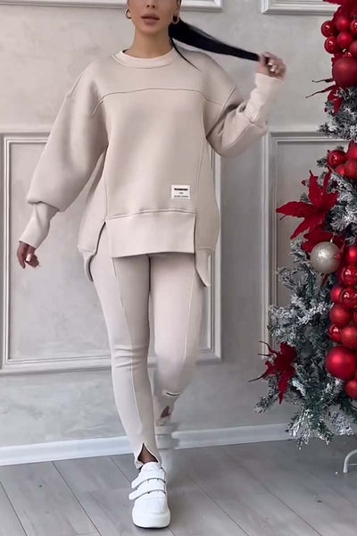 Women's casual sweatshirt and leggings set
