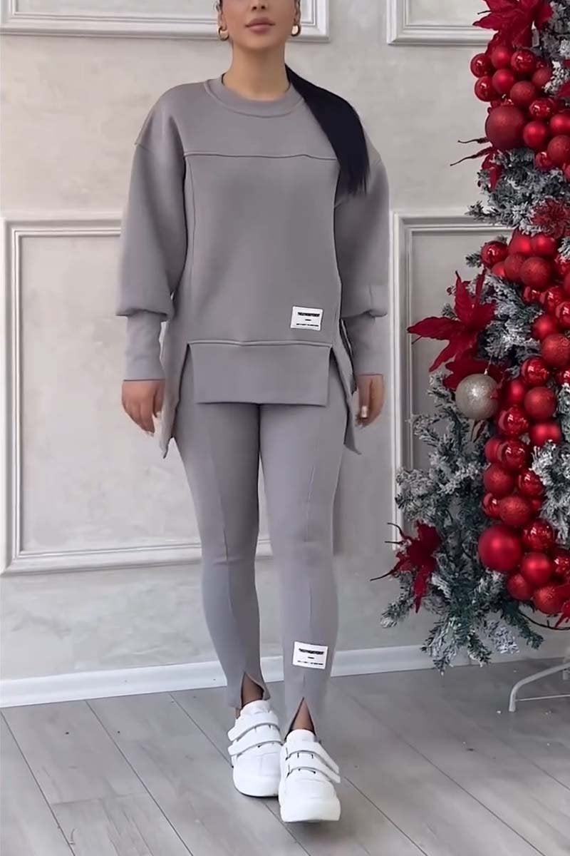 Women's casual sweatshirt and leggings set