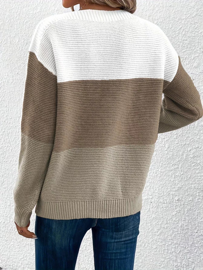 Émilie | Pull Tricolore Sweater