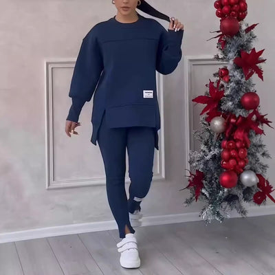 Women's casual sweatshirt and leggings set