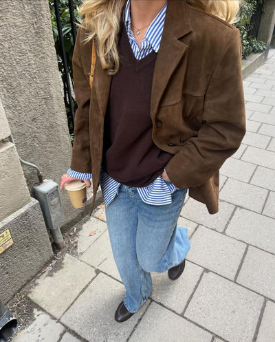 Diana - Suede Autumn Comfortable Jacket