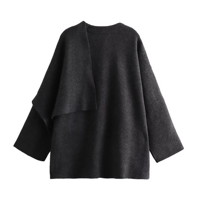Maelis | Draped Wool Coat