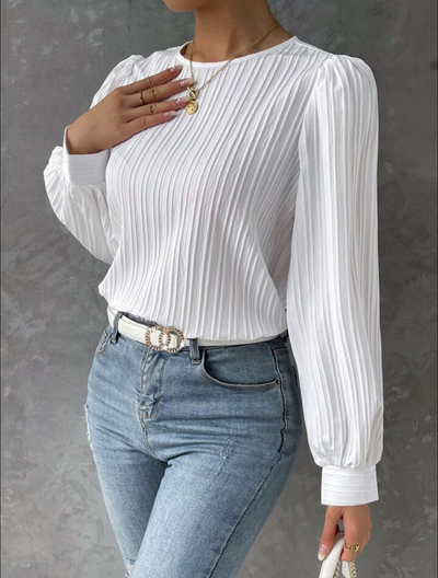 Samantha - Elegant Sleeve Detail Top