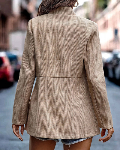 Amber - Modern Plain Long-Sleeved Blazer
