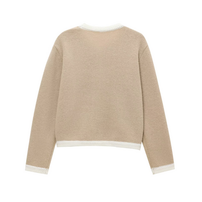 Jessica Clarke - Classic Cardigan with Decorative Pockets