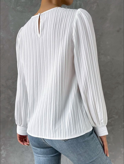 Samantha - Elegant Sleeve Detail Top