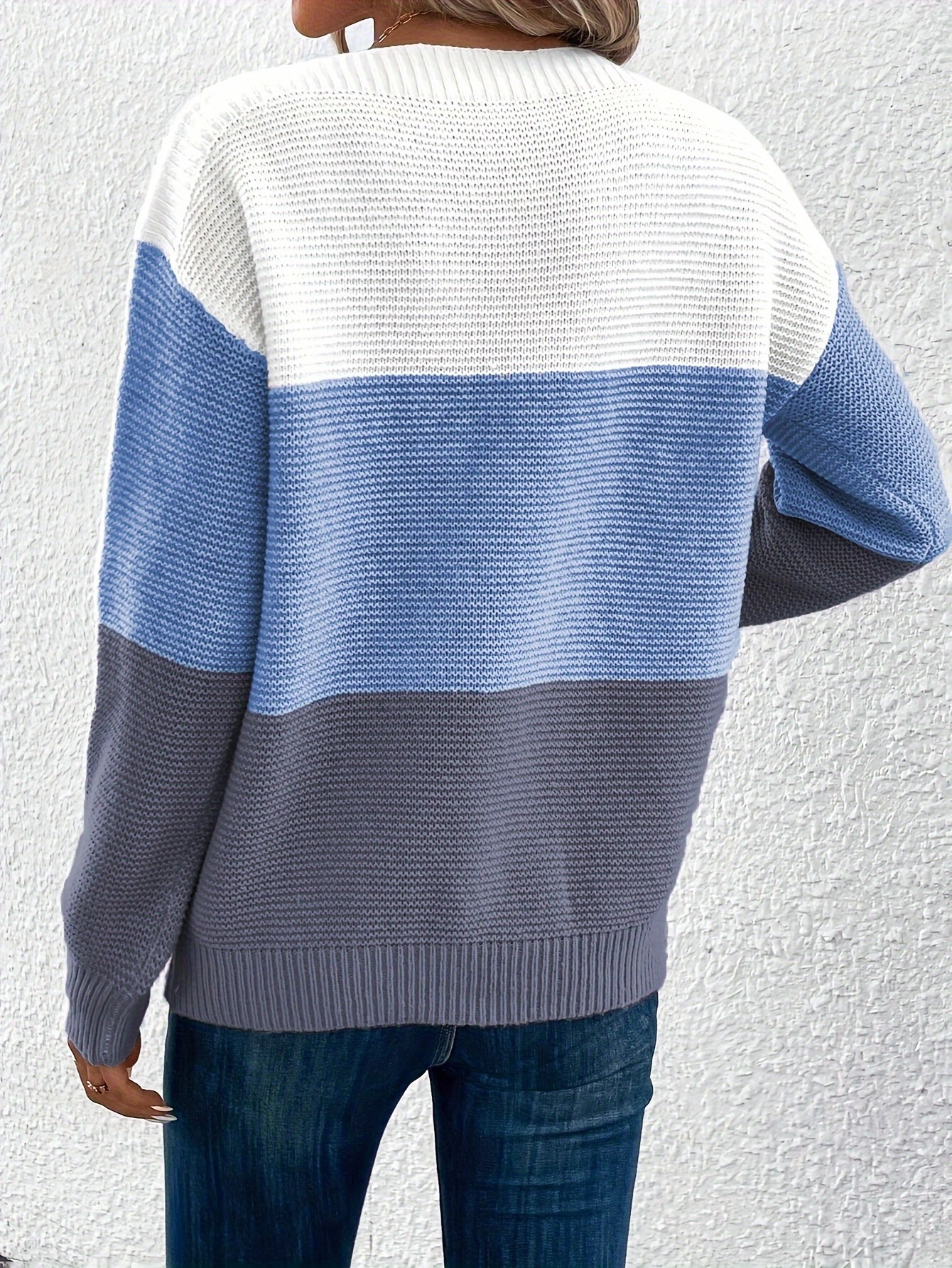 Émilie | Pull Tricolore Sweater
