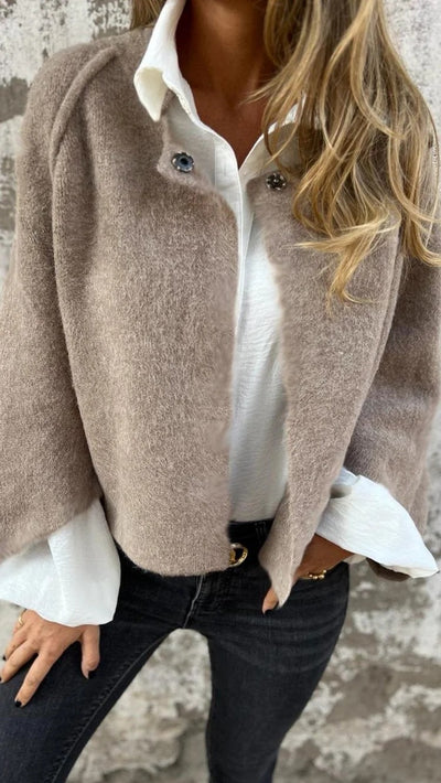 Isabelle - Elegant Cashmere Sleeved Jacket
