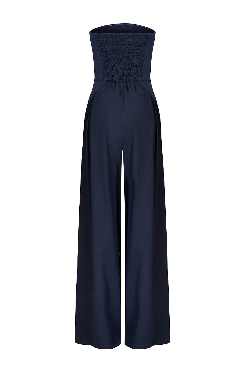 Anna | Slim Backless Wrap Jumpsuit