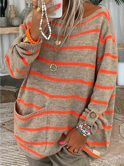 Leonie's | Chic Striped Pullover