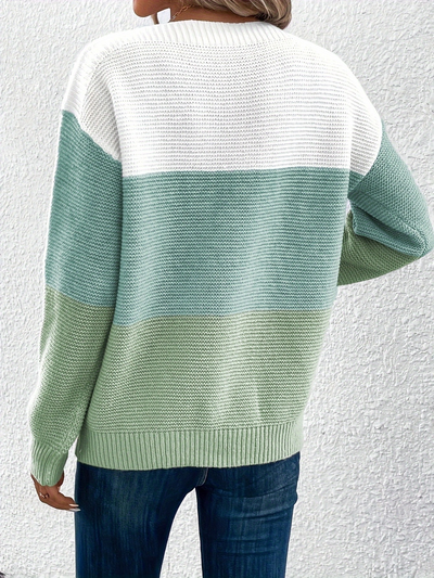 Émilie | Pull Tricolore Sweater