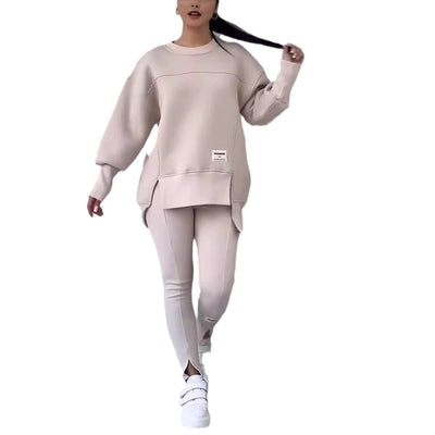 Women's casual sweatshirt and leggings set