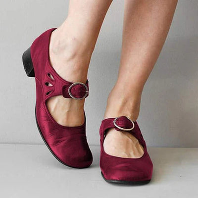 Emma | Elegant Leather Heel Sandals
