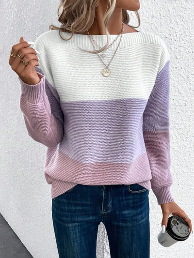 Émilie | Pull Tricolore Sweater