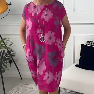 Tamara | Comfortable Dress with Butterfly Print