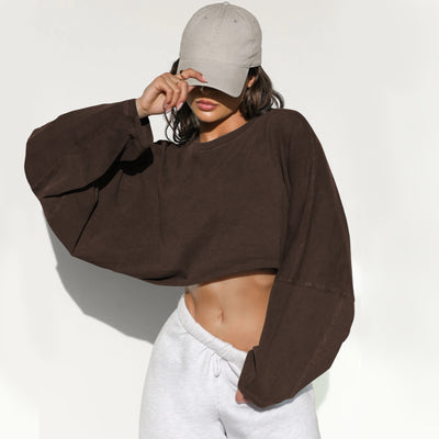 Aliana | Chic Cropped Sweatshirt