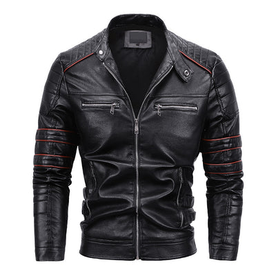Motorrad Herren Samtjacke Leder