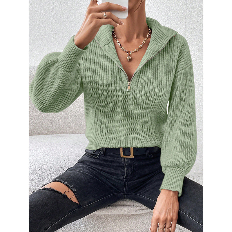 Elsa | Women’s Half-Zip Sweater