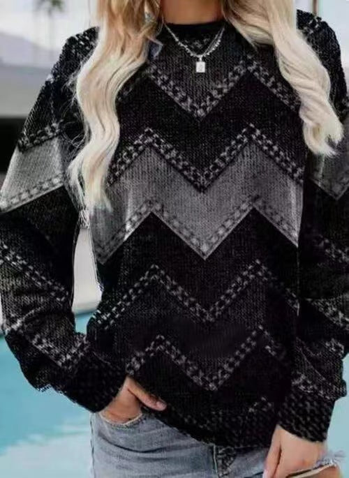 Georgia | Warm Comfortable Wave Style Sweater