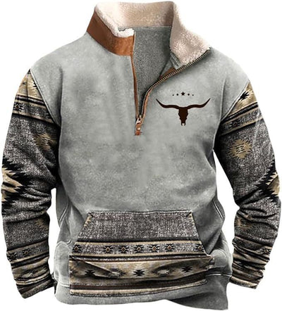 Dave turtleneck Quarter Zipper Sweater