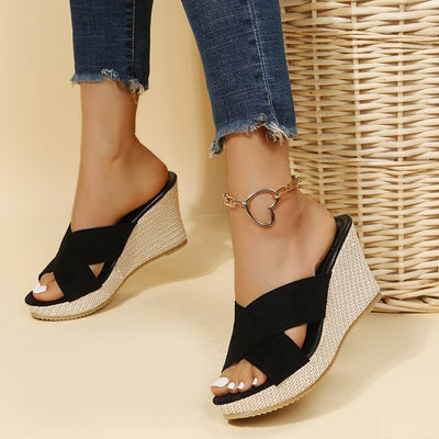 Alma | Casual Platform Wedges Sandals