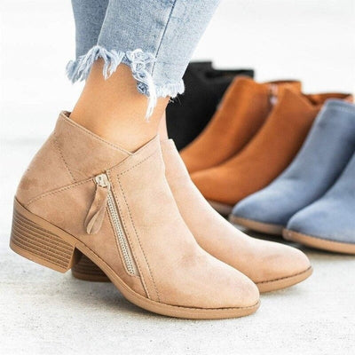 PREMIUM LADIES ORTHOPEDIC HEELED AUTUMN BOOTS 2025