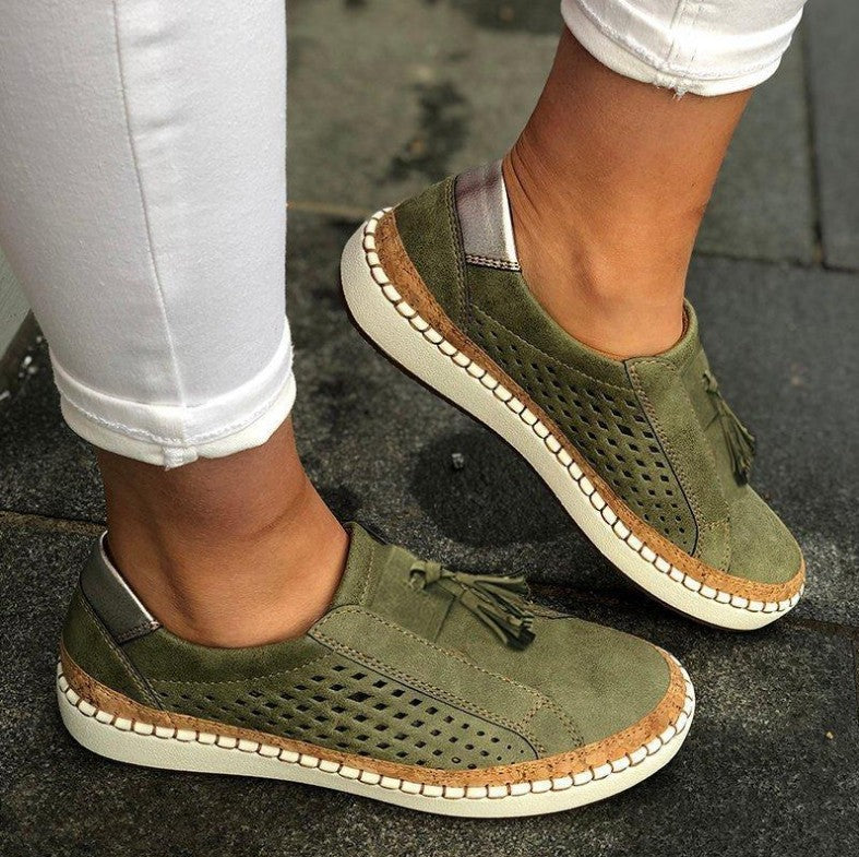 Joan | Orthopedic Canvas Summer Slip-Ons