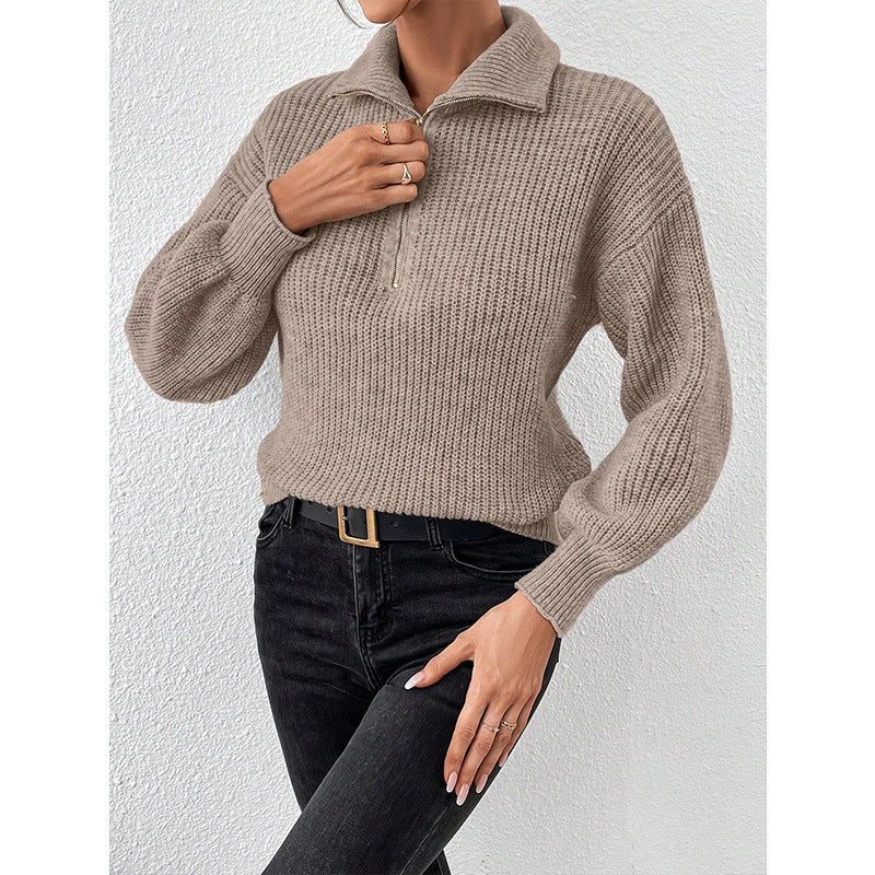 Elsa | Women’s Half-Zip Sweater