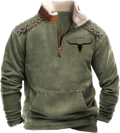 Dave turtleneck Quarter Zipper Sweater