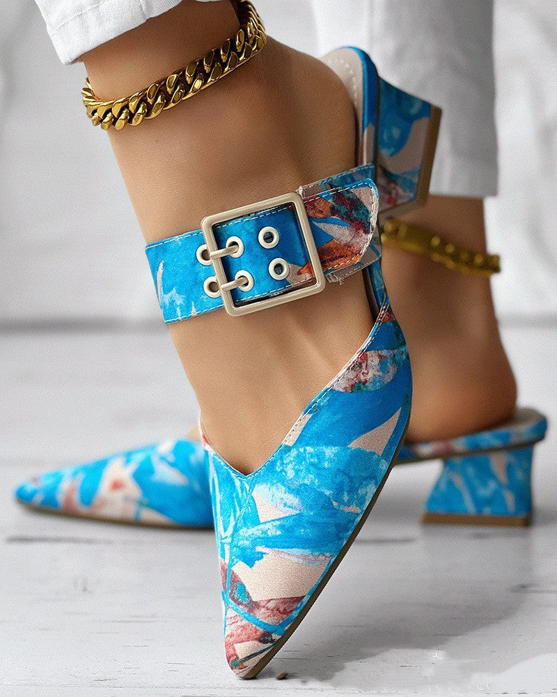 Lena | Colorful Sandals Heels