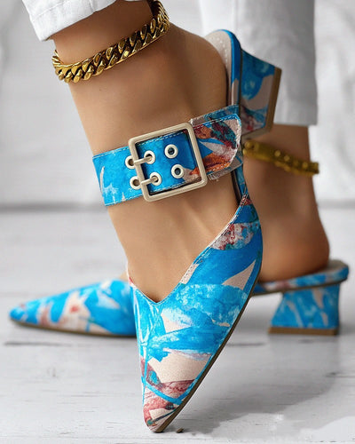 Lena | Colorful Sandals Heels