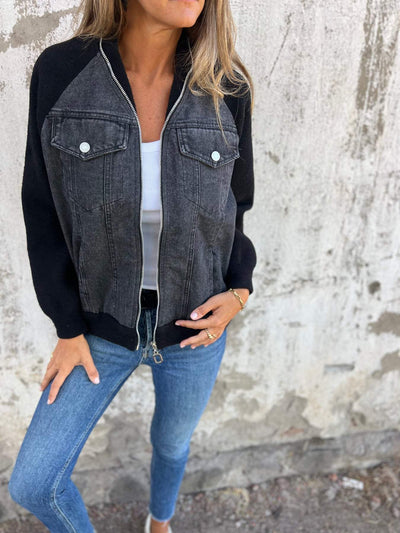 ISA | CASUAL JACKET WITH ZIP FASTENING