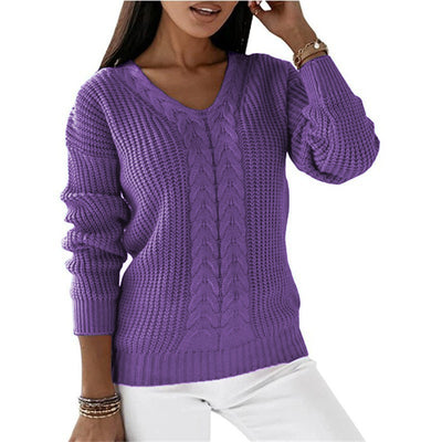 Solaine | Classic V-Neck Sweater