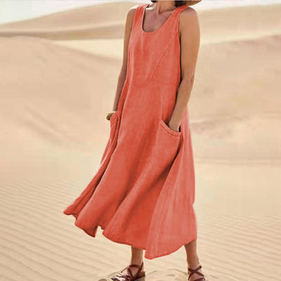 Clara - Elegant Dress With Belly Coverage