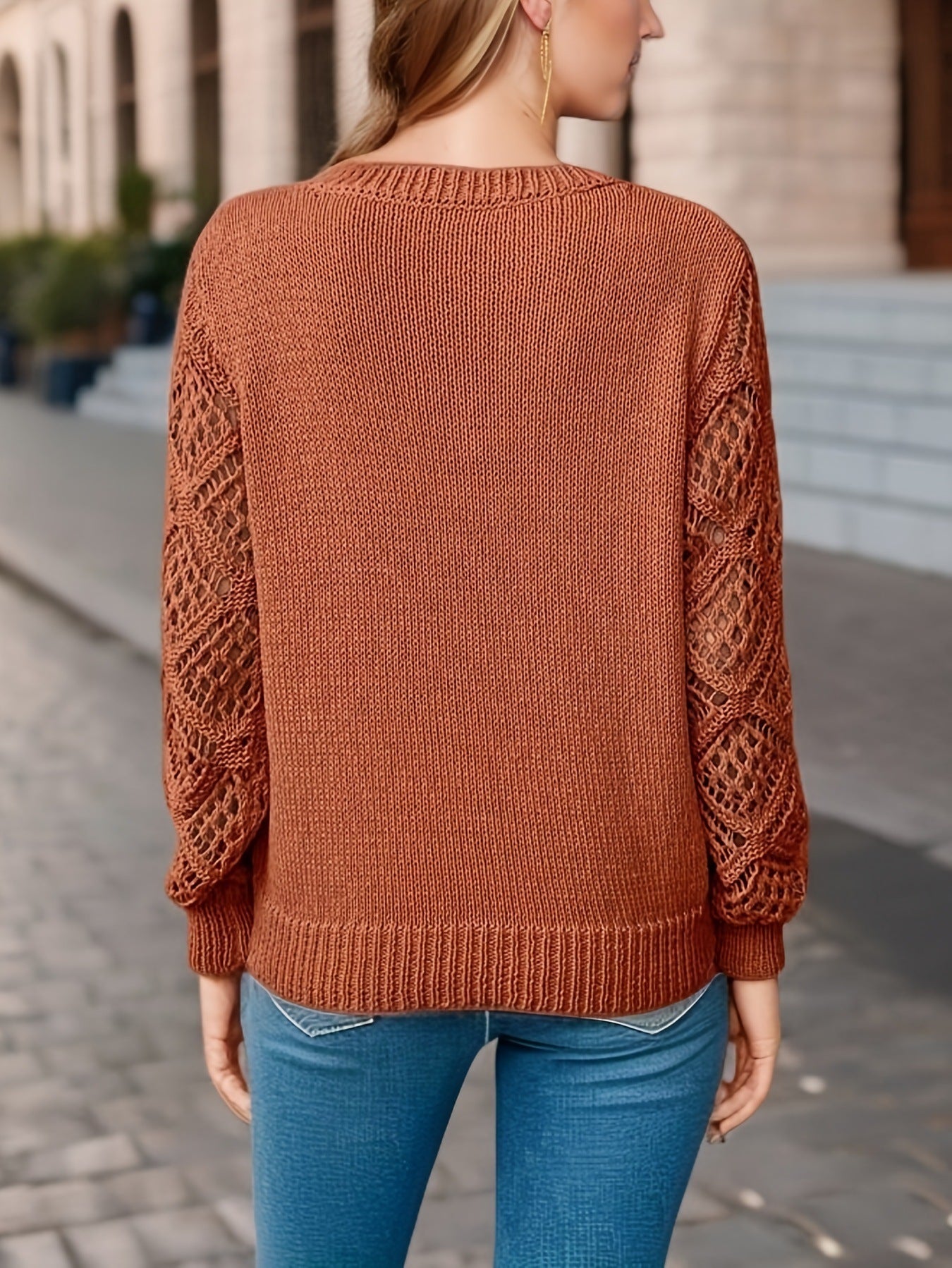 Catherine | Stylish V-Neck Sweater