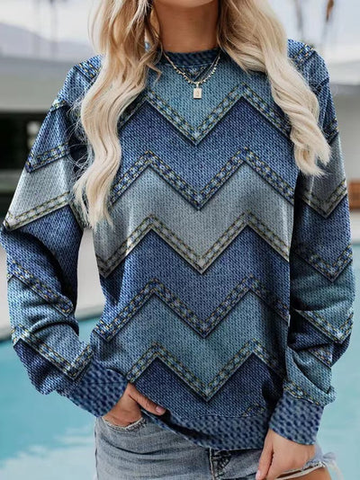Georgia | Warm Comfortable Wave Style Sweater