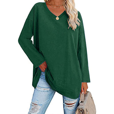 Alicia | Relaxed V-Neck Sweater