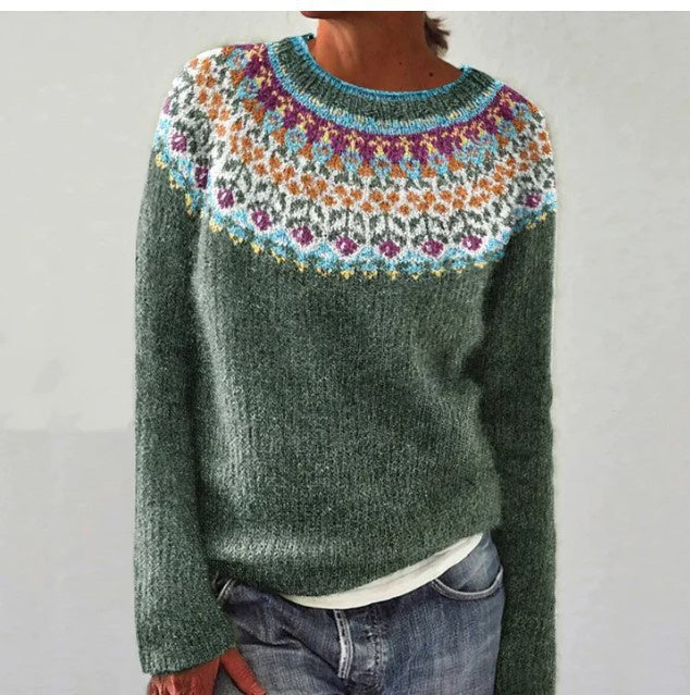 Izzel | Cozy Fair Isle Sweater