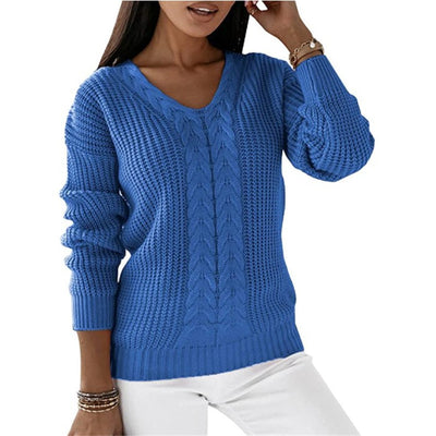 Solaine | Classic V-Neck Sweater