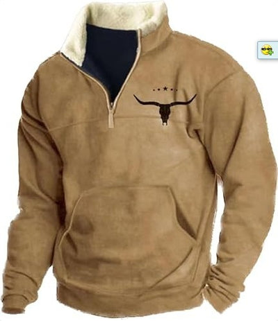 Dave turtleneck Quarter Zipper Sweater