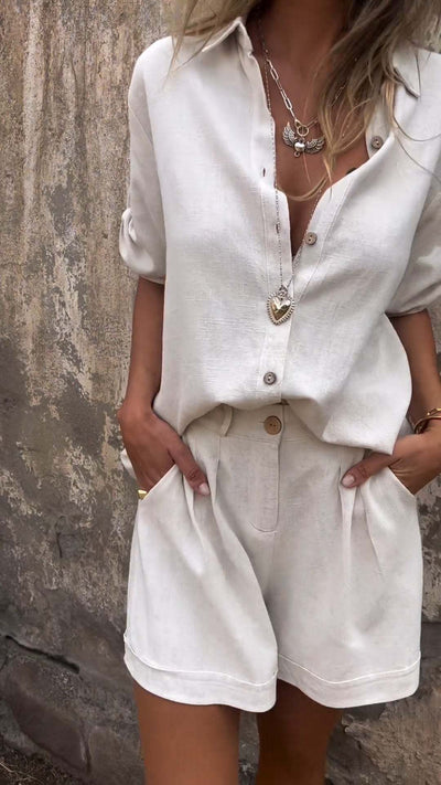 Isla | Summer Light Linen Set