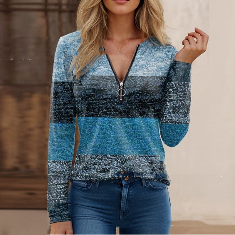 Sophia | Elegant Half-Zip Jumper