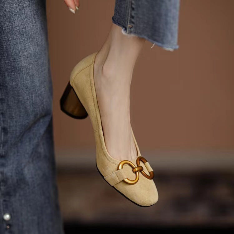 Avalance | Mathilda Square Toe Heels