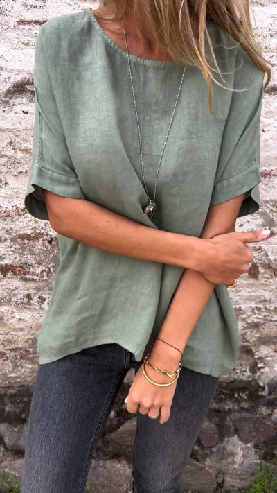 Casia | Casual Minimalist Relaxed Top