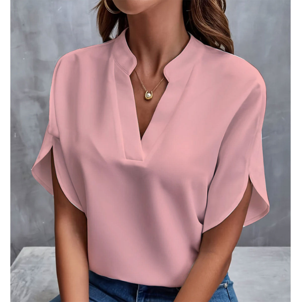 Artiselle | Versatile V-Neck Blouse