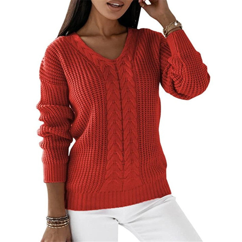 Solaine | Classic V-Neck Sweater