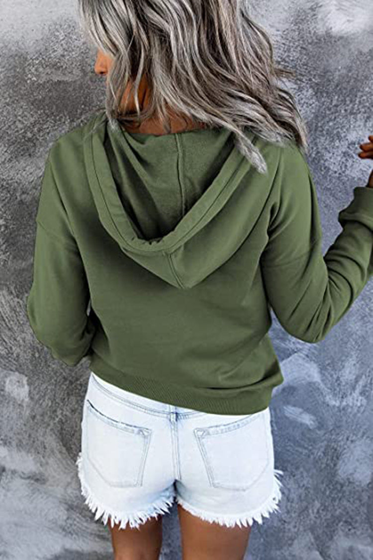 Olivia | Long-sleeved Hooded Sweatshirt With Pockets